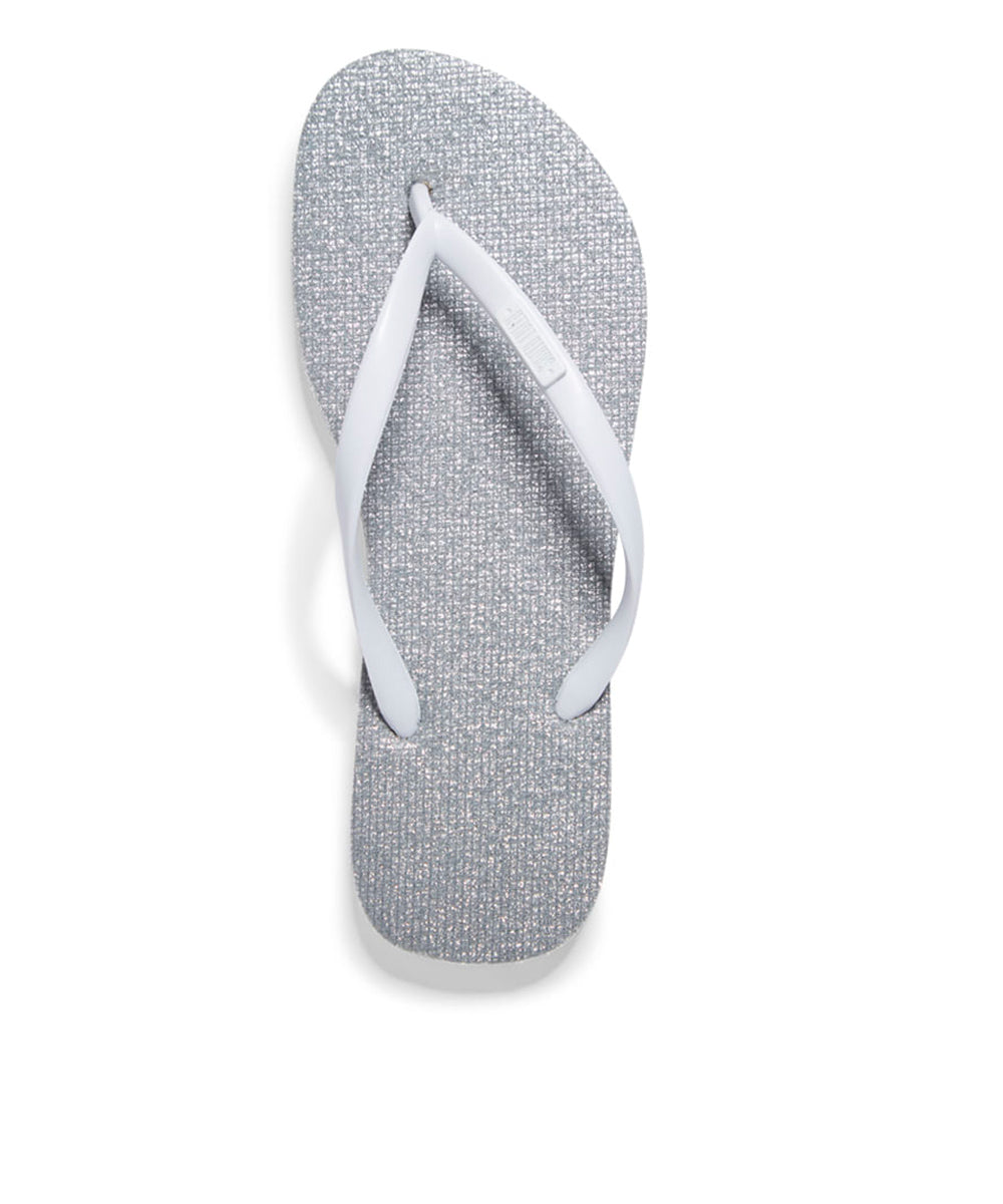 Chinelo Flip Flop Santa Lolla Branco Brilho