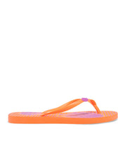 Chinelo Flip Flop Santa Lolla Laranja Estampado