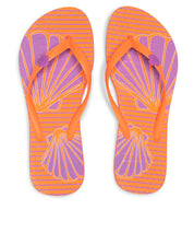 Chinelo Flip Flop Santa Lolla Laranja Estampado