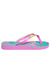 Chinelo Flip Flop Santa Lolla Lilás Estampado Infantil
