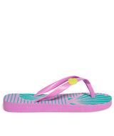 Chinelo Flip Flop Santa Lolla Lilás Estampado Infantil
