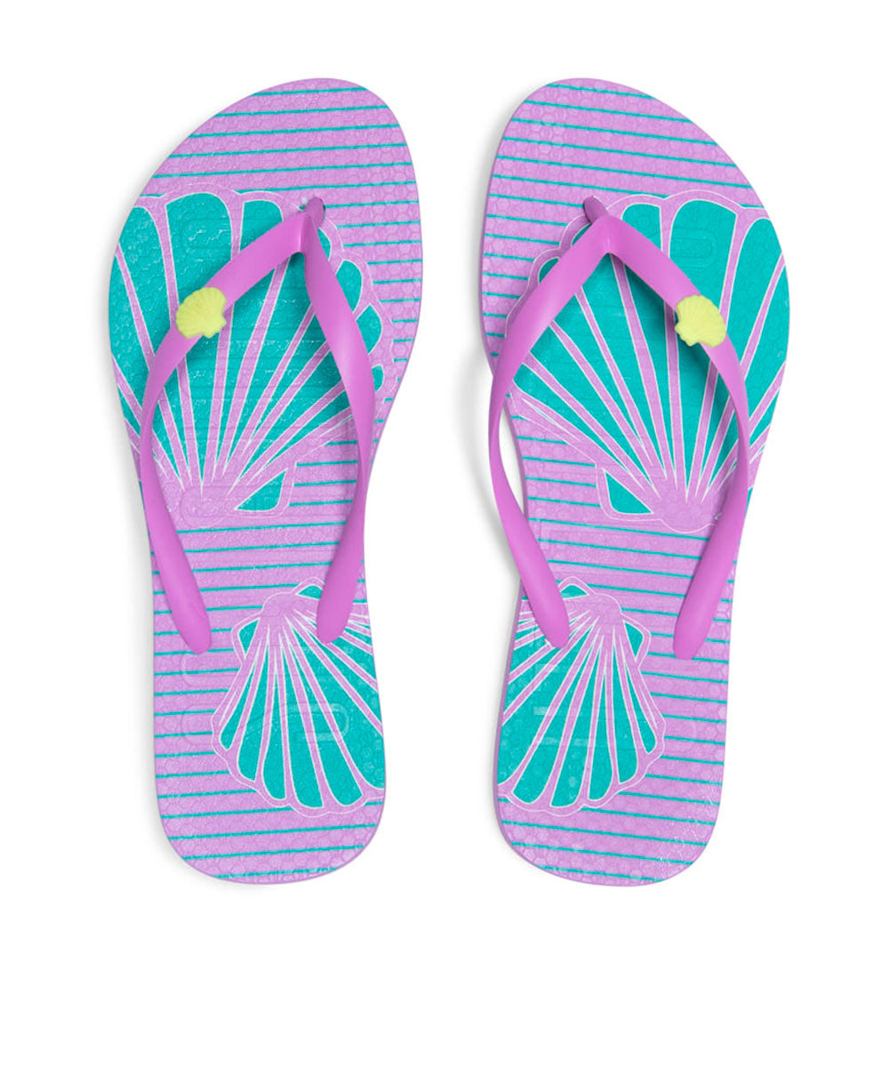 Chinelo Flip Flop Santa Lolla Lilás Estampado