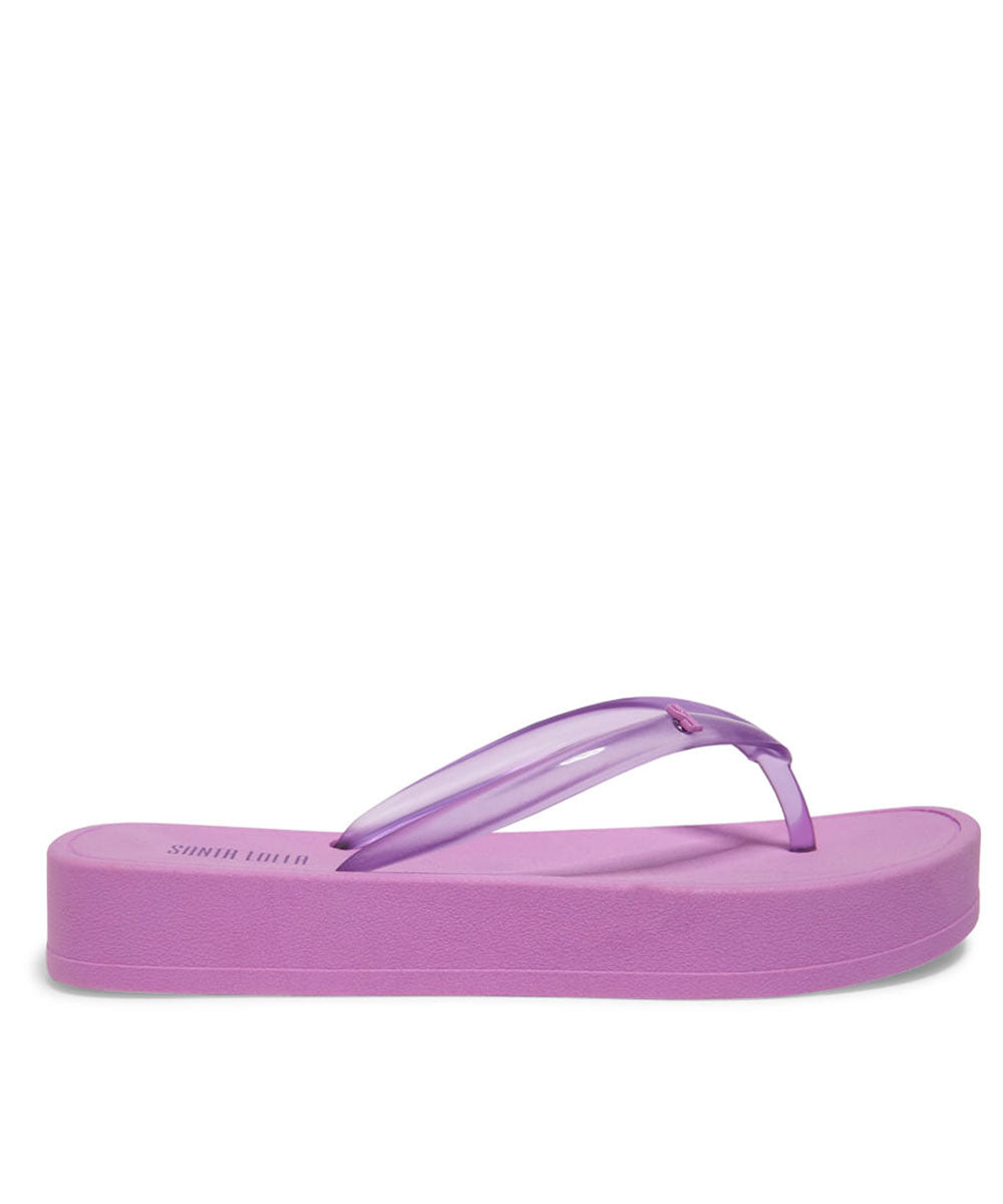 Chinelo Flip Flop Santa Lolla Lilás Flat