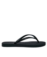 Chinelo Flip Flop Santa Lolla Preta Tiras Strass