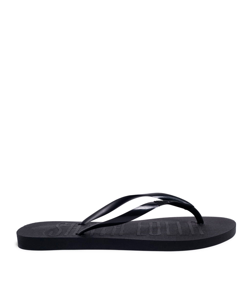Chinelo Flip Flop Santa Lolla Preto Liso