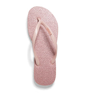Chinelo Flip Flop Santa Lolla Rosa Quartzo Brilho