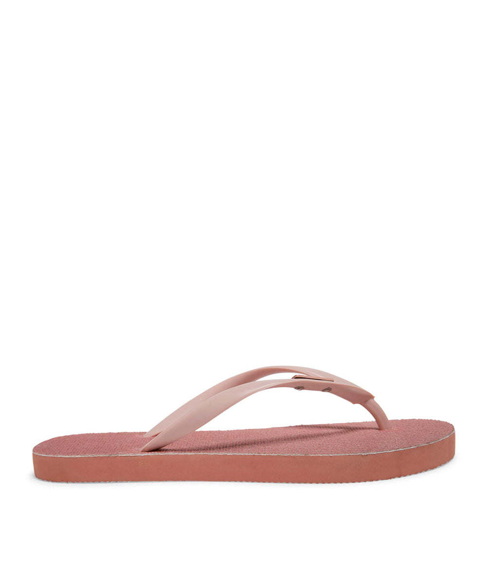 Chinelo Flip Flop Santa Lolla Rosa Quartzo Brilho
