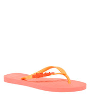 Chinelo Flip Flop Santa Lolla Rosa Tiras Laranja