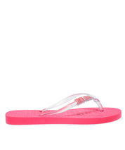 Chinelo Flip Flop Santa Lolla Rosa Tiras Transparentes