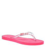 Chinelo Flip Flop Santa Lolla Rosa Tiras Transparentes