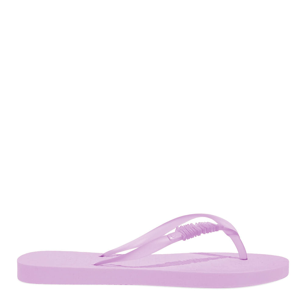 Chinelo Flip Flop Santa Lolla Roxo Tiras Transparentes