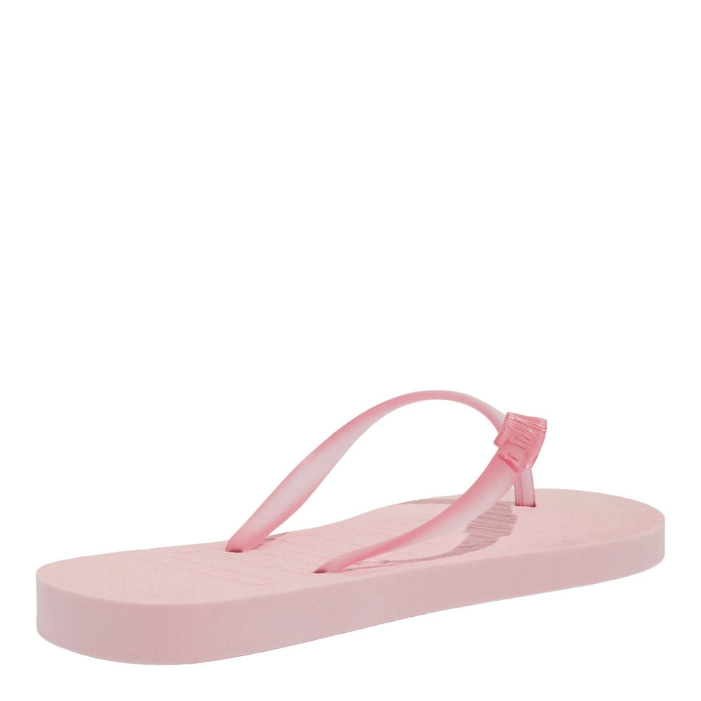 Chinelo Flip Flop Santa Lolla Soft Pink Tiras Transparentes