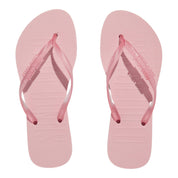 Chinelo Flip Flop Santa Lolla Soft Pink Tiras Transparentes