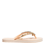Chinelo Santa Lolla Areia Verniz Correntes