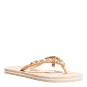 Chinelo Santa Lolla Areia Verniz Correntes