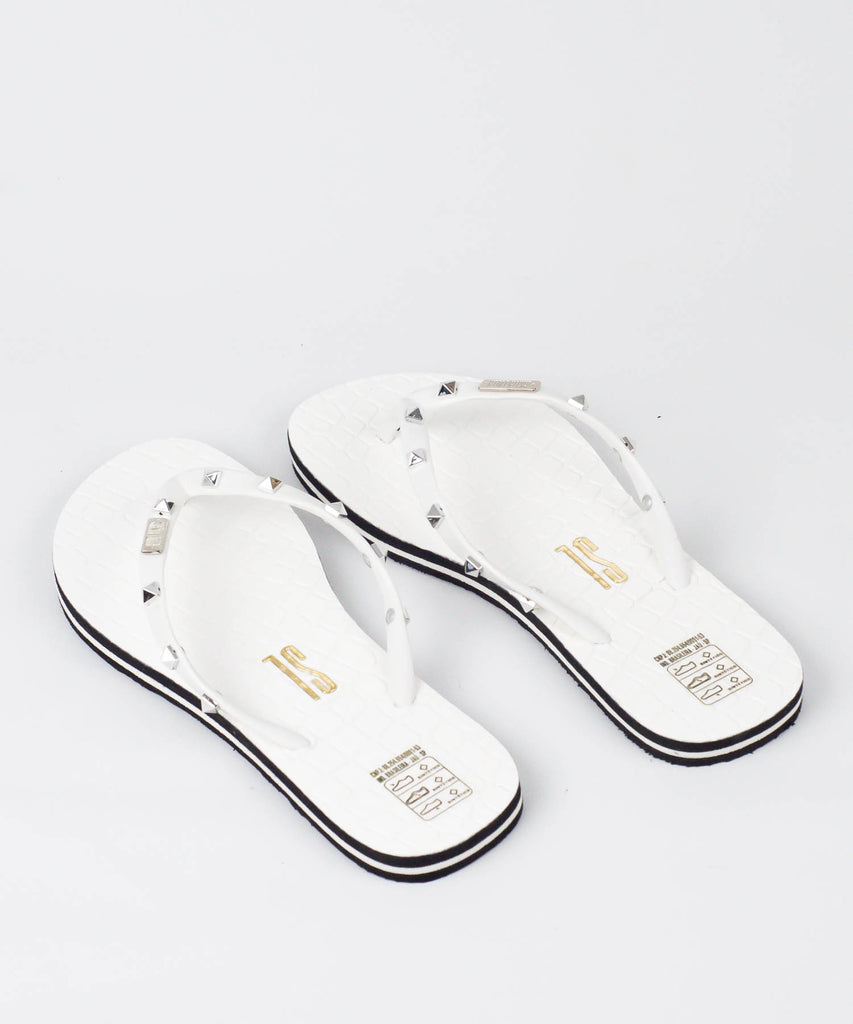 Chinelo Santa Lolla Branco Spikes - 0106.29D5.02C4.0048