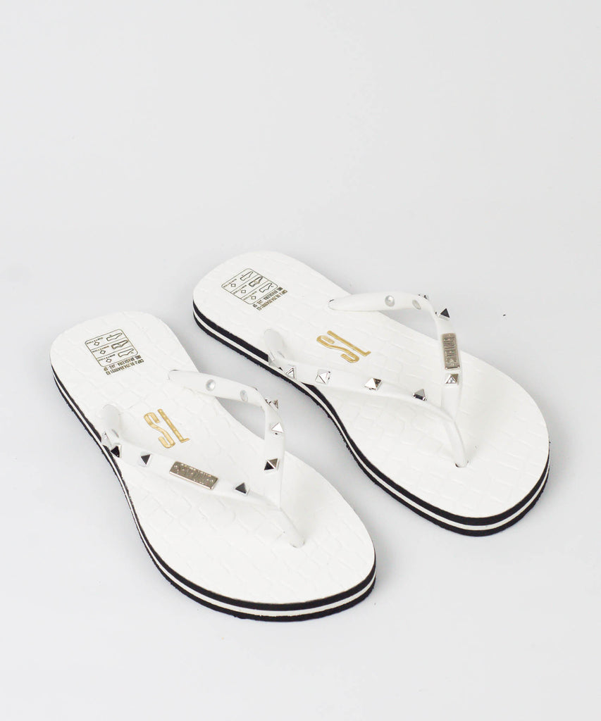 Chinelo Santa Lolla Branco Spikes - 0106.29D5.02C4.0048