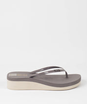 Chinelo Santa Lolla Cinza Stone Salto Anabela - 03FB.291C.0016.002B
