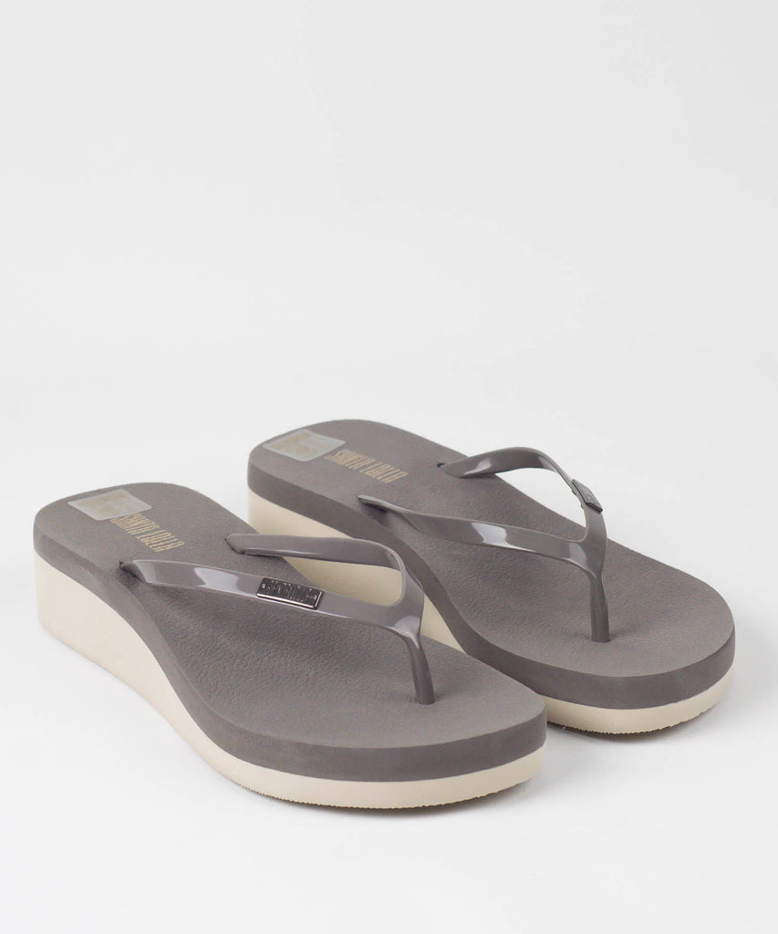Chinelo Santa Lolla Cinza Stone Salto Anabela - 03FB.291C.0016.002B