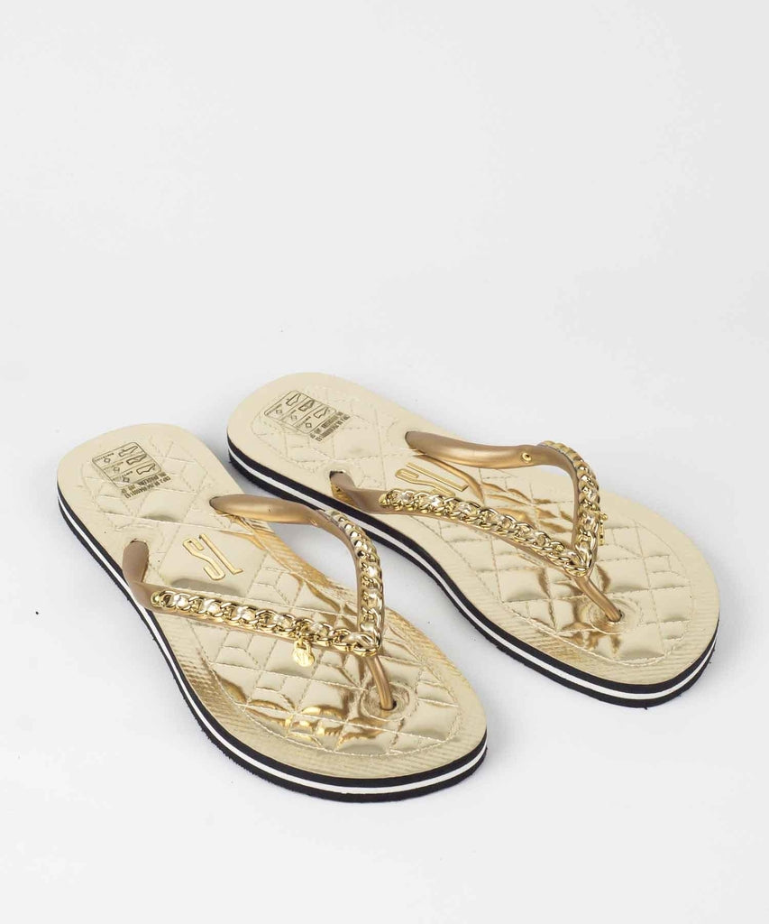 Chinelo Santa Lolla Dourado Metalcolor Correntes - 0106.0D67.01A0.006B