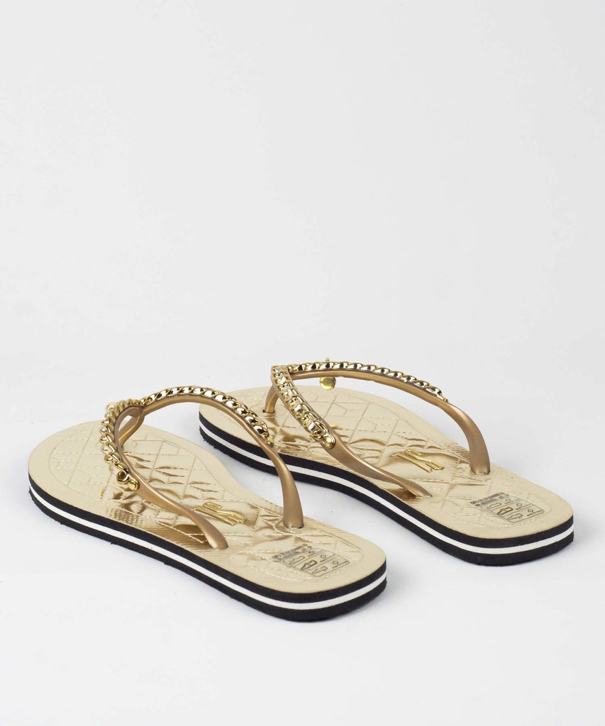 Chinelo Santa Lolla Dourado Metalcolor Correntes - 0106.0D67.01A0.006B