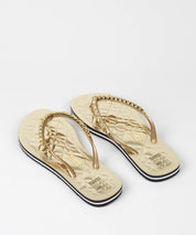 Chinelo Santa Lolla Dourado Metalcolor Correntes - 0106.0D67.01A0.006B