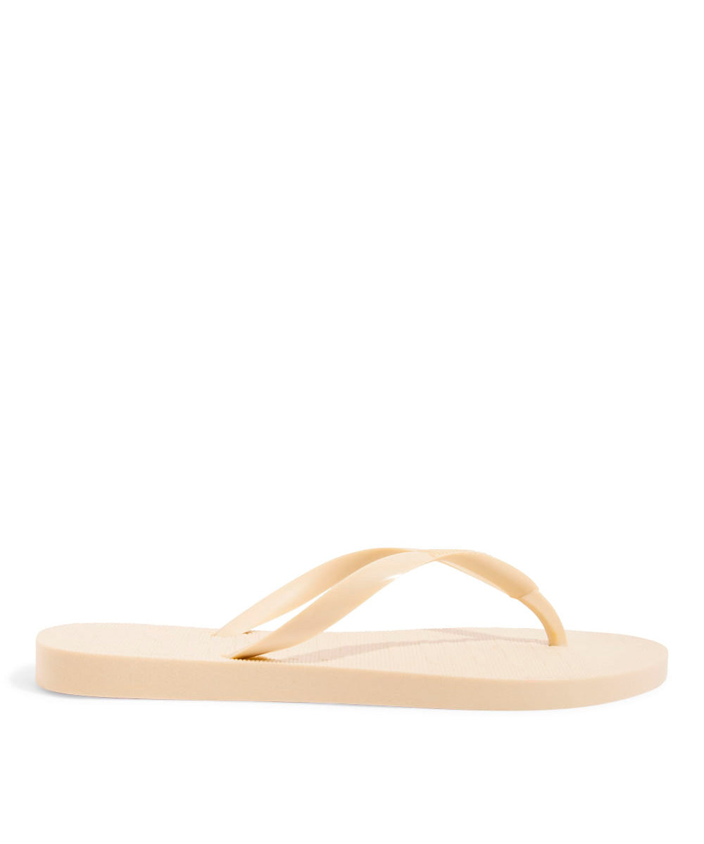 Chinelo Santa Lolla Flip Flop Borracha Bege