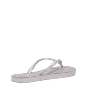 Chinelo Santa Lolla Prata Brilho