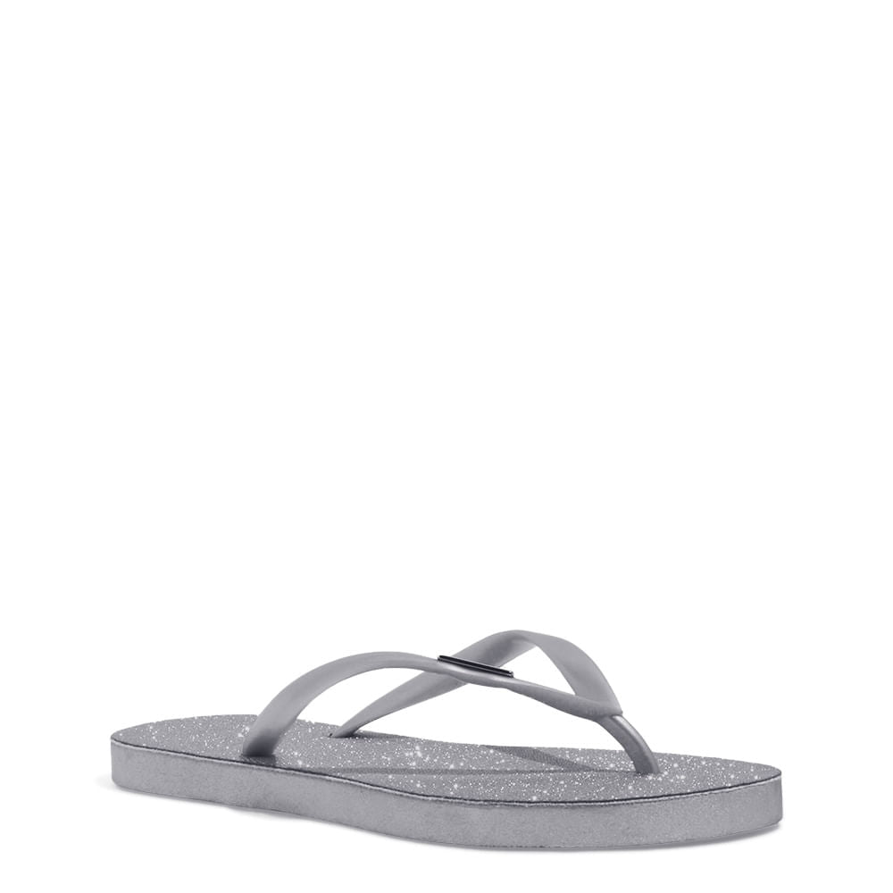 Chinelo Santa Lolla Preto Brilho