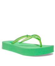 Chinelo Santa Lolla Verde Lima Flat