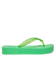 Chinelo Santa Lolla Verde Lima Flat