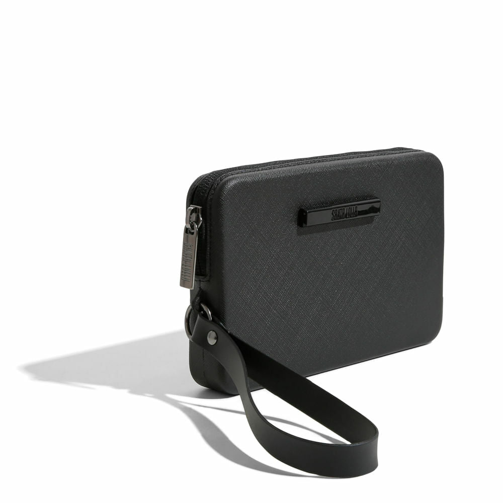 Clutch Borracha Santa Lolla Preta Alça Mão – URBANNA Clutch Borracha Santa Lolla Preta Alça Mão – URBANNA