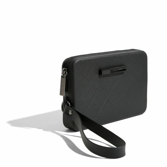 Clutch Borracha Santa Lolla Preta Alça Mão