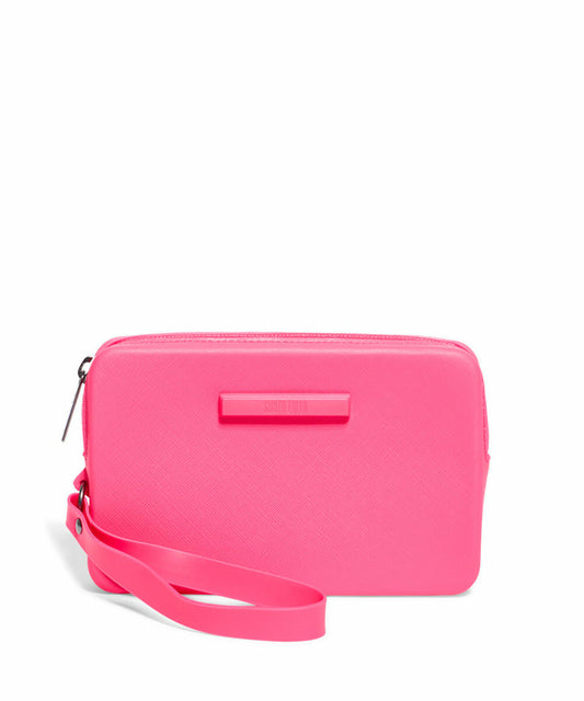 Clutch Borracha Santa Lolla Rosa Neon Alça Mão