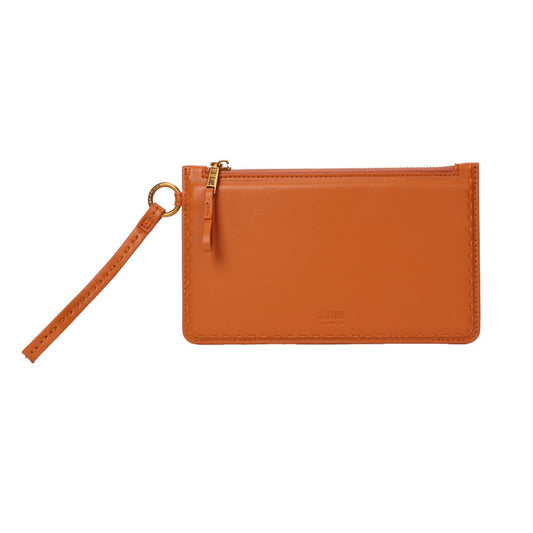 Clutch Marrom Safaria Santa Lolla Alça De Mão
