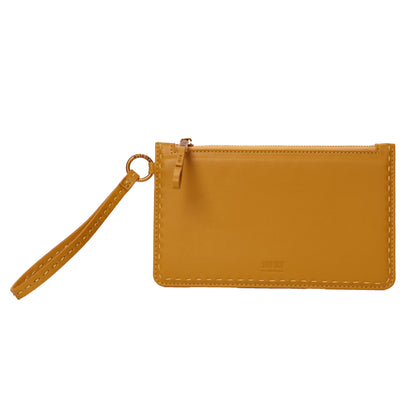 Clutch Mostarda Santa Lolla Alça De Mão