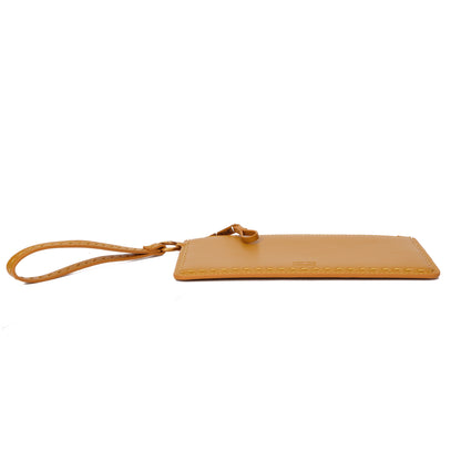 Clutch Mostarda Santa Lolla Alça De Mão