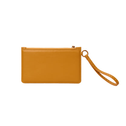 Clutch Mostarda Santa Lolla Alça De Mão