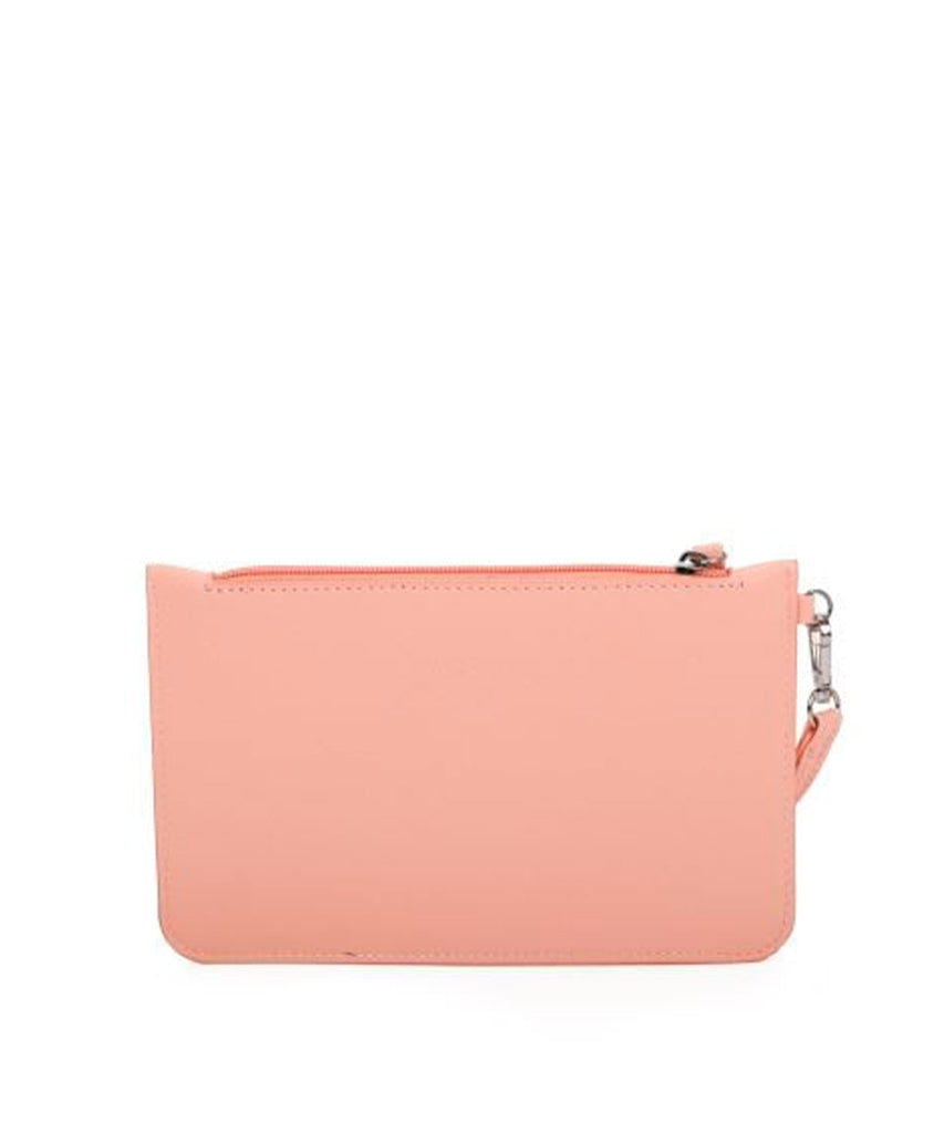 Clutch Risco Santa Lolla Rosa Chiclete Alça Mão
