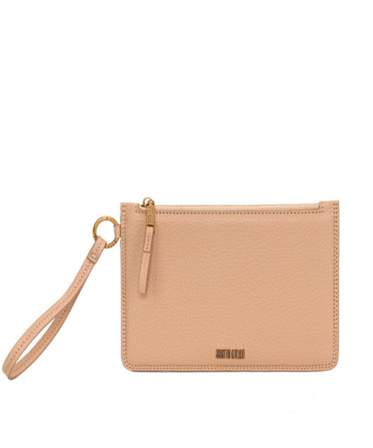 Clutch Santa Lolla Bege Alça e Mão