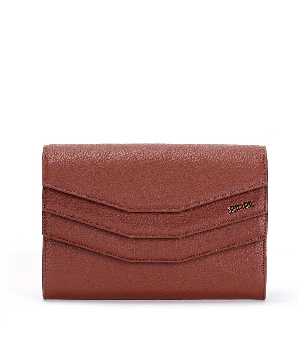 Clutch Santa Lolla De Mão Marrom Nuts