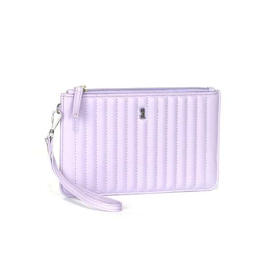 Clutch Santa Lolla Lavanda Matelassê Alça Mão