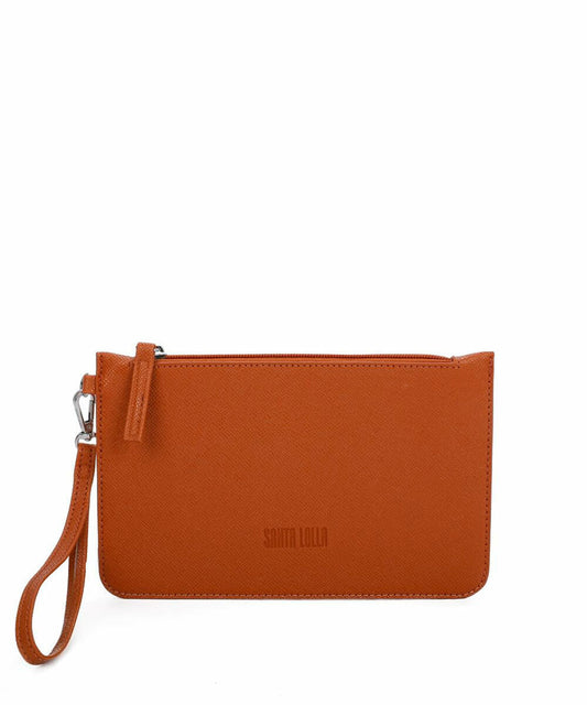 Clutch Santa Lolla Marrom Safari Alça Mâo