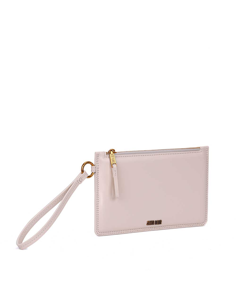 Clutch Santa Lolla Off White Alça Mão