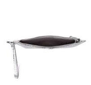 Clutch Santa Lolla Prata Metalizada Cobra 