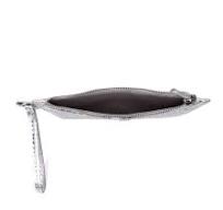 Clutch Santa Lolla Prata Metalizada Cobra 