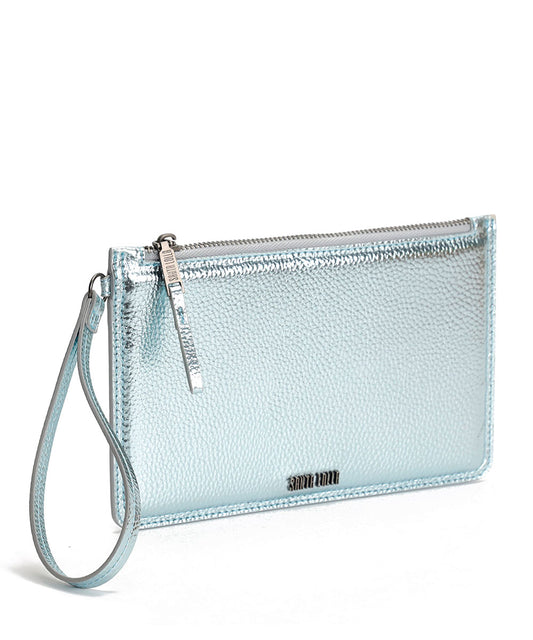 Clutch Santa Lolla Prata Metalizado Alça Mão