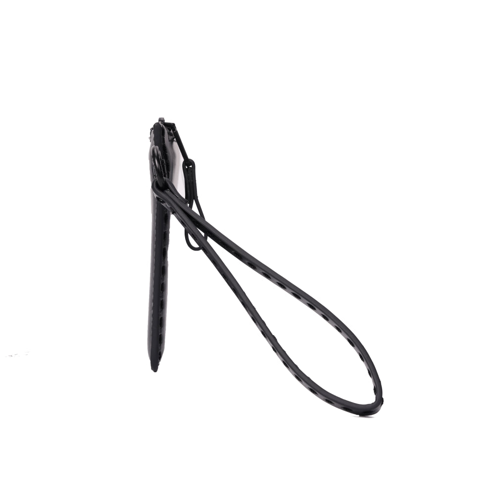 Clutch Santa Lolla Preta Alça De Mão