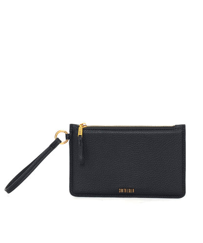 Clutch Santa Lolla Preta Alça Mão