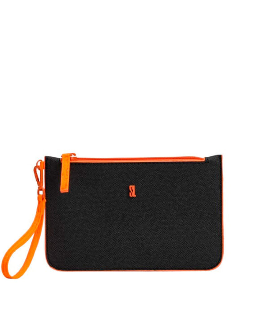 Clutch Santa Lolla Preta Alça Mão